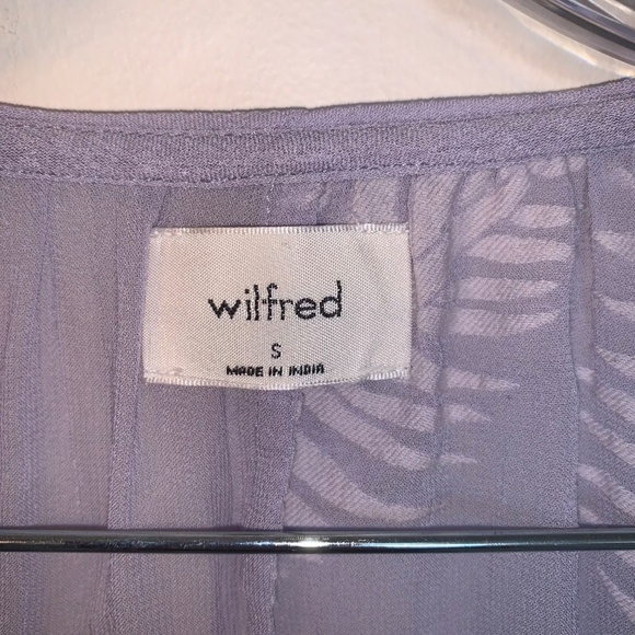 Wilfred Augustine Blouse Ruffled Peplum Blouse Aleutian S - Picture 5 of 13